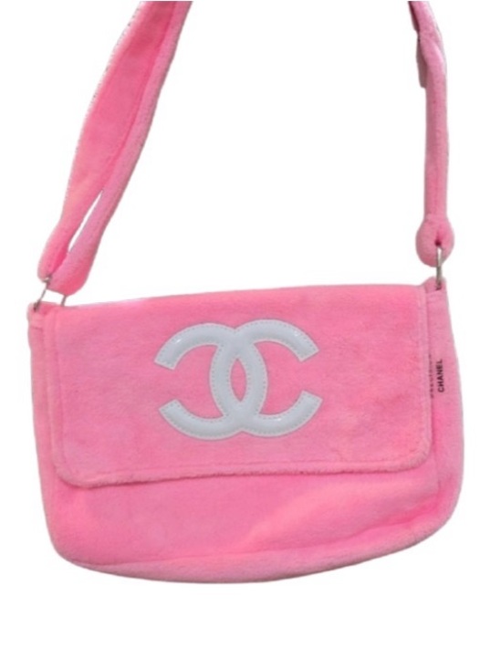 Chanel GWP Handbags - Authentic Chanel GWP Pink terrycloth Crossbody